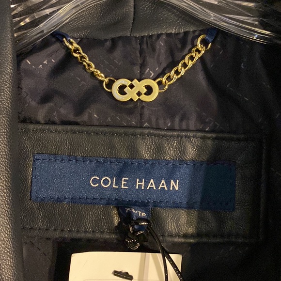 Cole Haan Leather Jacket - Picture 5 of 7